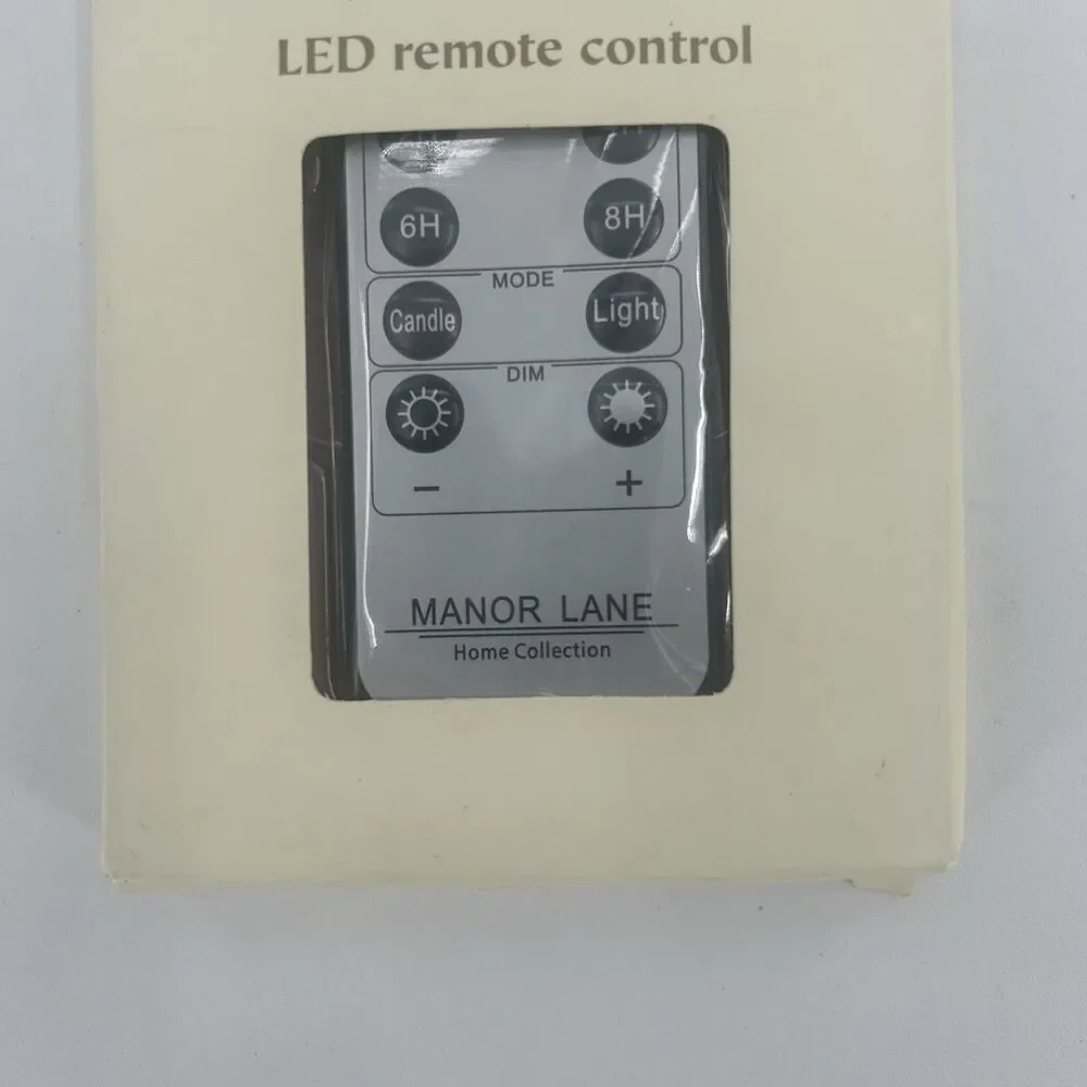 Manor Lane Flameless Candle Remote Conrol, Replacement, NEW